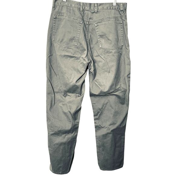 EDDIE BAUER STRAIGHT LEG HIGH-RISE JEANS, WOMENS, 16, MED-LIGHT GREY - Picture 4 of 11